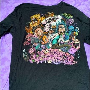 long sleeve rick and morty shirt